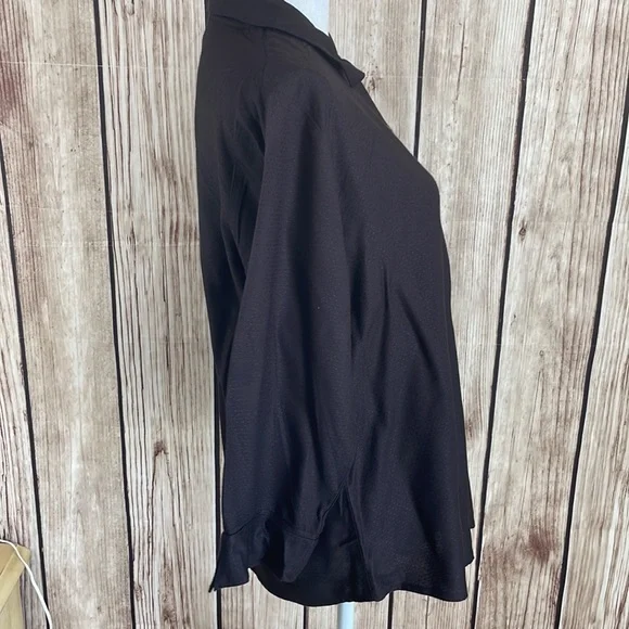 April Cornell Black Loose-fit Button Down Small - Picture 6 of 9